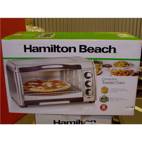 Hamilton Beach 31333C Easy-Reach Convection Toaster Oven - 6-Slice - Stainless Steel