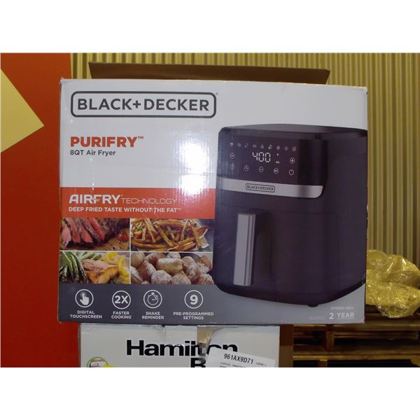 Black & Decker Digital Air Fryer - 7.57L/8Qt-Retail $330