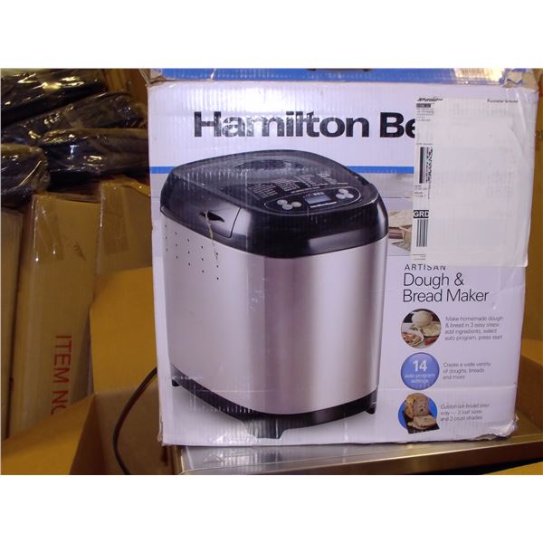 Hamilton Beach 29985 Artisan Dough & Bread Maker - Black/ Silver