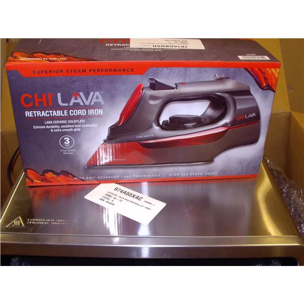 CHI LAVA RECTRACTABLE CORD IRON