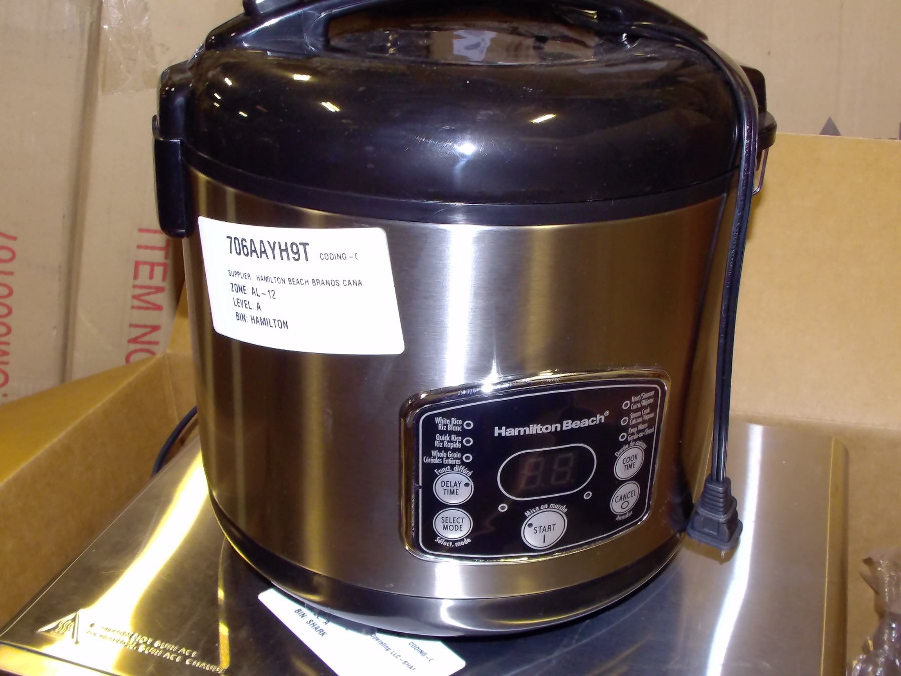Hamilton Beach Rice 37541c HAMILTON BEACH 37541C RICE COOKER
