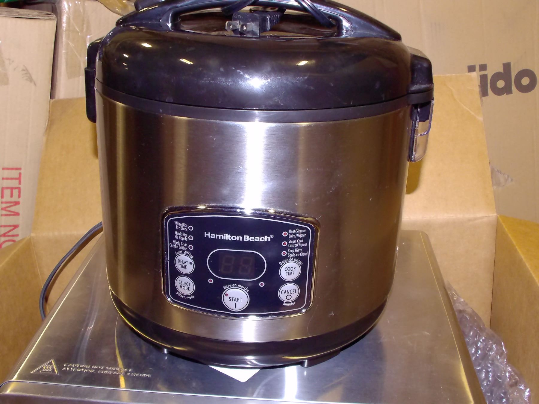 Hamilton Beach Rice 37541c HAMILTON BEACH 37541C RICE COOKER