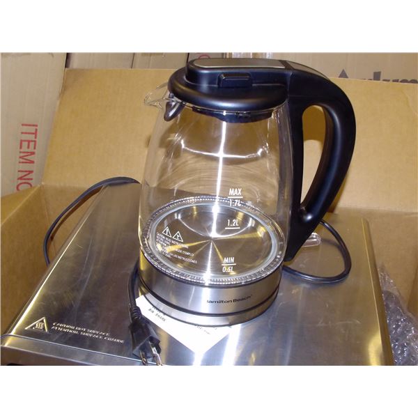 HAM BEACH 40865C 1.7L GLASS KETTLE