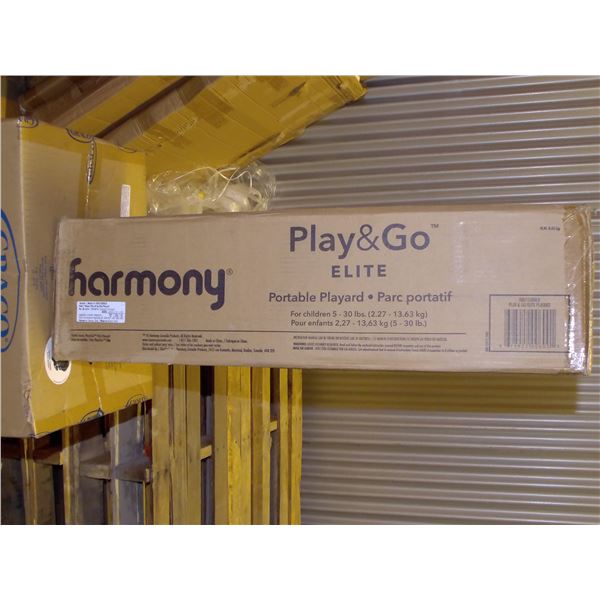 Harmony Play & Go 0801038BLK Elite Play Yard - Black