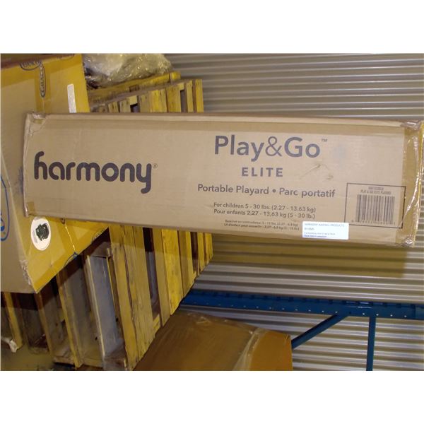 Harmony Play & Go 0801038BLK Elite Play Yard - Black