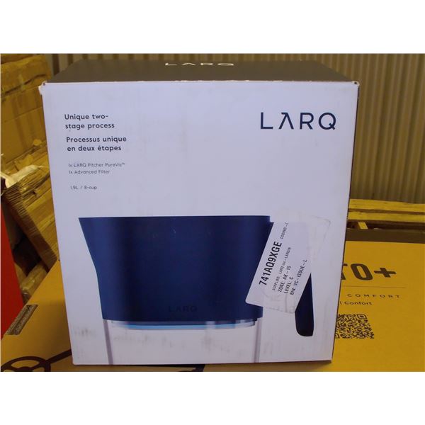 LARQ Pitcher Advance PureVis 8-Cup Water Filtration Pitcher with UV-C Filter (PAMB190A) - Monaco Blu