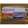 Image 1 : Black & Decker 4-Slice Toaster Oven - Silver/Black