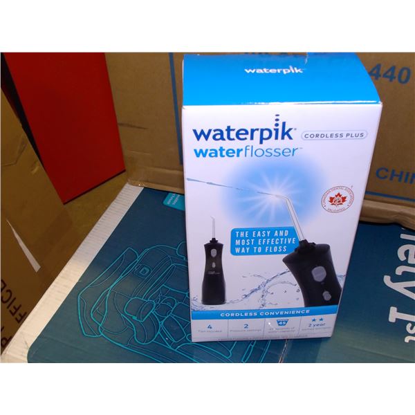 Waterpik WP-462C Cordless Plus Water Flosser - Black / Satin Silver