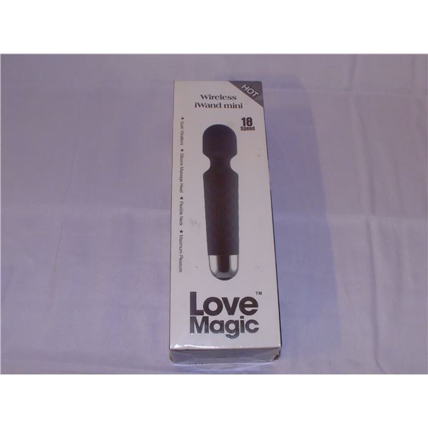 Wirelerss I wand Waterproof Massager 18 speed -Black