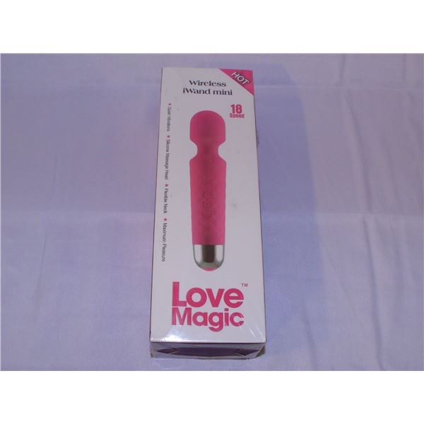 Wirelerss I wand Waterproof Massager 18 speed -Pink
