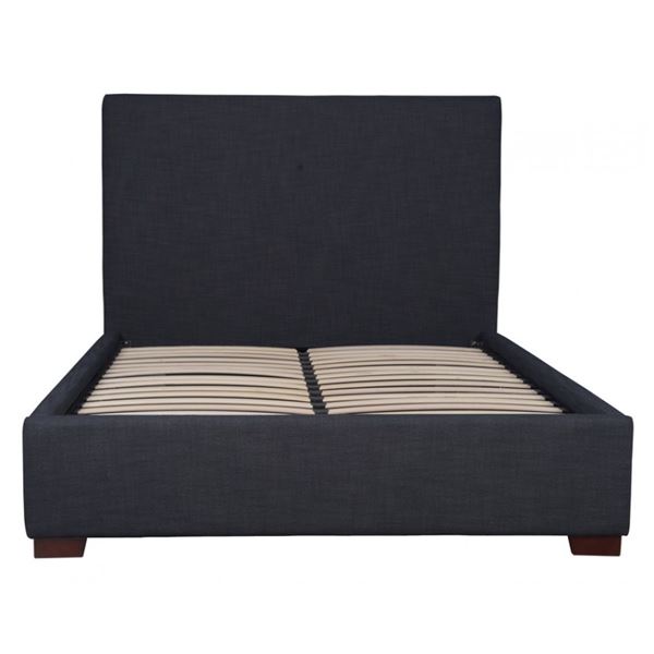 Brand New Storage Queen Size Bed - Charcoal
