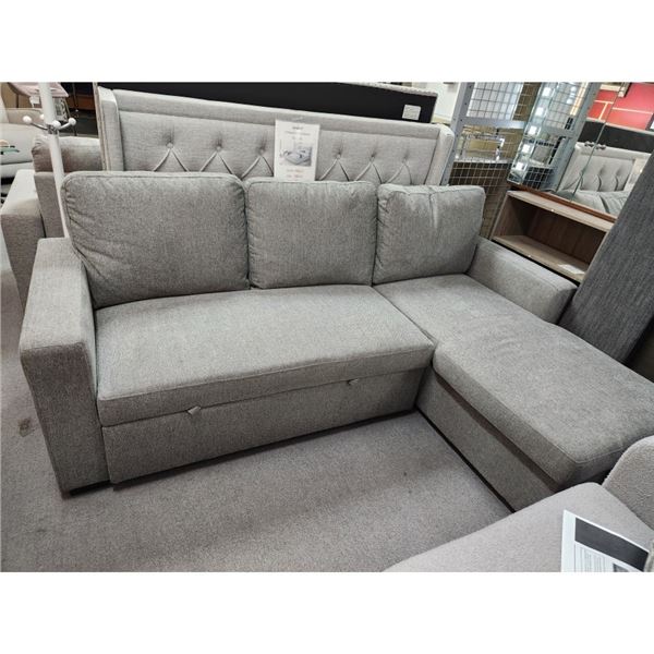 Brand New  Sofa Bed Storage Reversible Grey