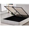 Image 2 : Brand New  Hydraulic Storage Bed Queen Size - L Grey