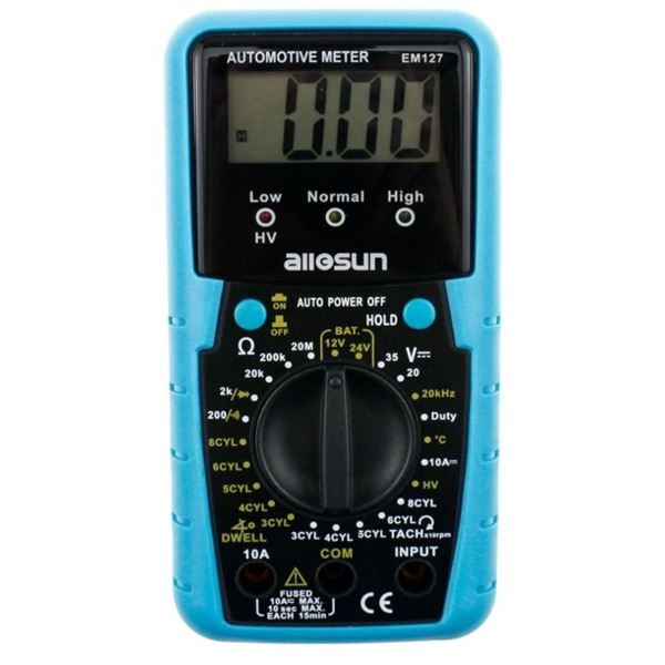 ALLOSUN Automotive Multimeter Automotive Diagnosis Tester
