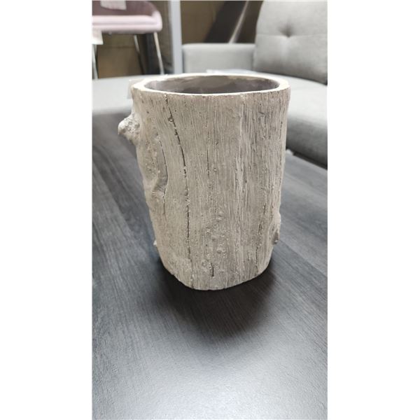 Alder barking vase 8"H x 6"D by Torry Tagus