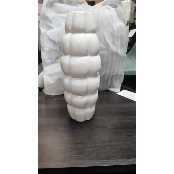 Blimp ceramic bullet vase 18"H D by Torry Tagus