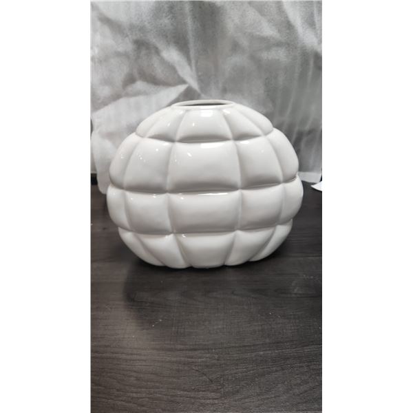 Vector  ceramic vase 10"H 12"D by Torry Tagus