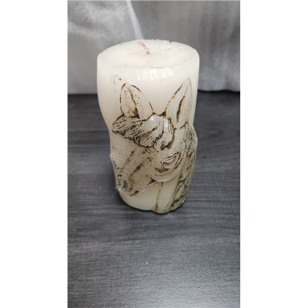 Horse Hand Made Candle