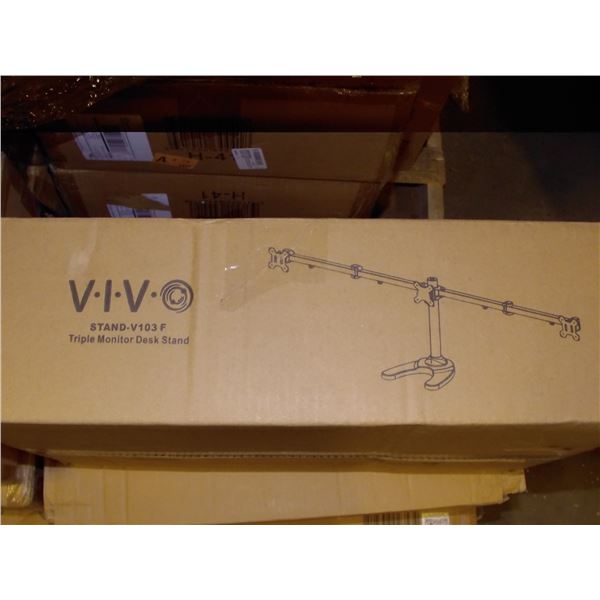 Triple Monitor Desk Stand