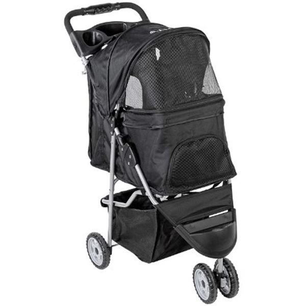 Black 3 Wheel Pet Stroller ($150 Retail)