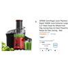 Image 1 : Centrifugal Juicer Red 800W