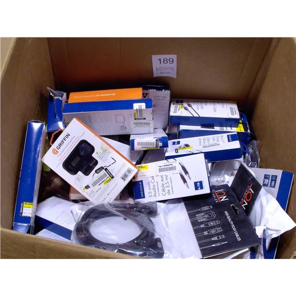 Box of Mixed Cables and more