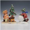 Image 2 : 2pc Goebel Hummel Figurines, Wonder of Christmas & First Snow