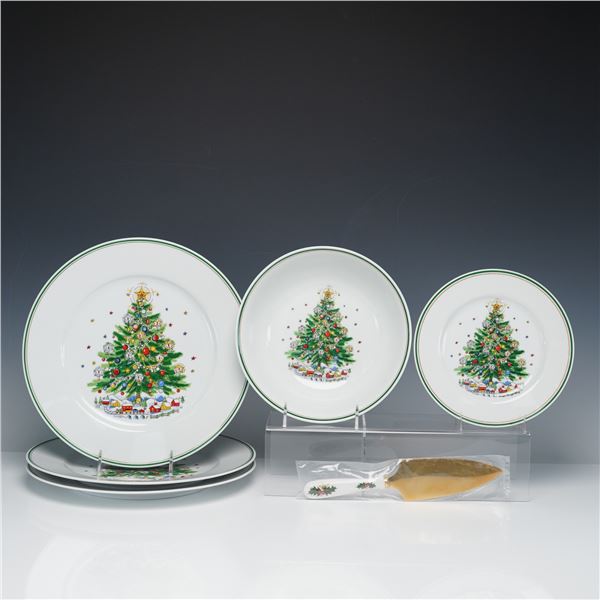 7pc Salem Christmas Eve and Queens Yuletide Serveware Set