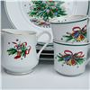 Image 3 : 18pc Salem Porcelain China Christmas Eve Dinnerware Set
