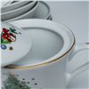 Image 4 : 18pc Salem Porcelain China Christmas Eve Dinnerware Set