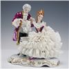 Image 1 : Dresden Germany Porcelain Lace Figurine, Courting Couple