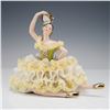 Image 1 : WR Dresden Style Lace Figurine Spanish Dancer with Tambourine