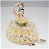 Image 2 : WR Dresden Style Lace Figurine Spanish Dancer with Tambourine