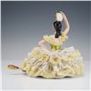 Image 3 : WR Dresden Style Lace Figurine Spanish Dancer with Tambourine