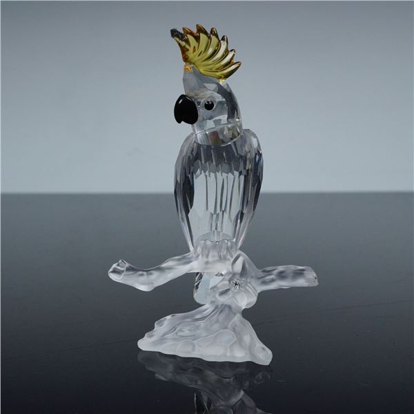 Swarovski Silver Crystal Figurine, Cockatoo