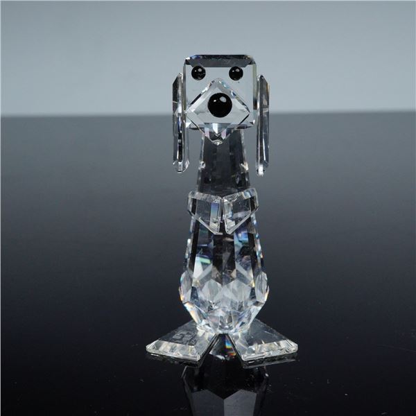 Swarovski Silver Crystal Figurine, Pluto Dog