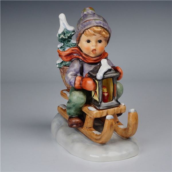 Goebel Hummel Porcelain Figurine, Ride into Christmas 726