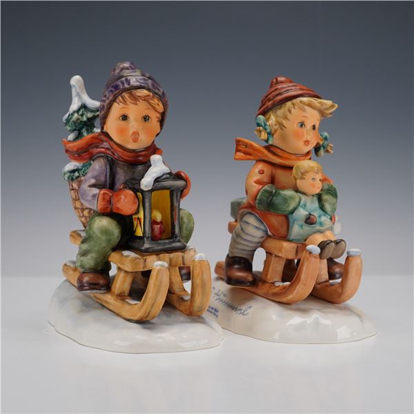 2pc Goebel Hummel Christmas Figurines