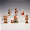 Image 5 : 6pc Goebel Hummel Porcelain Figurines Including Napco Christmas Angel
