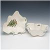 Image 3 : 3pc Spode Christmas Tree and Garland Serveware Set