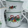 Image 2 : 23pc Salem Christmas Eve Porcelain Dinnerware Set for Four