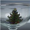 Image 2 : 4pc Cuthbertson Sherbet Glasses, Christmas Tree