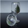 Image 3 : 6pc Cuthbertson Wine Glasses, Christmas Tree