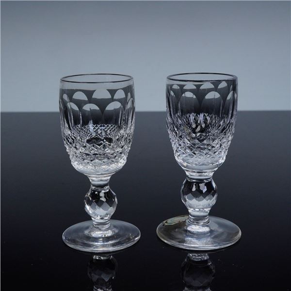 2pc Waterford Crystal Colleen Cordial Glasses