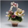 Image 1 : Capodimonte Porcelain Floral Basket