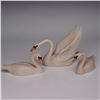 Image 2 : 3pc Laszlo Ispansky for Goebel Figurines, Winged & Little Swans