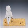 Image 1 : Lladro Porcelain Figurine, Learning Orlando (Gold) 01007462