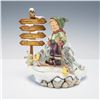 Image 1 : 2pc Goebel Hummel Figurine & Hummelscape, Winter Adventure & Slalom Slopes