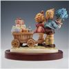 Image 3 : 2pc Goebel Hummel Figurine, Loves Bounty with Base