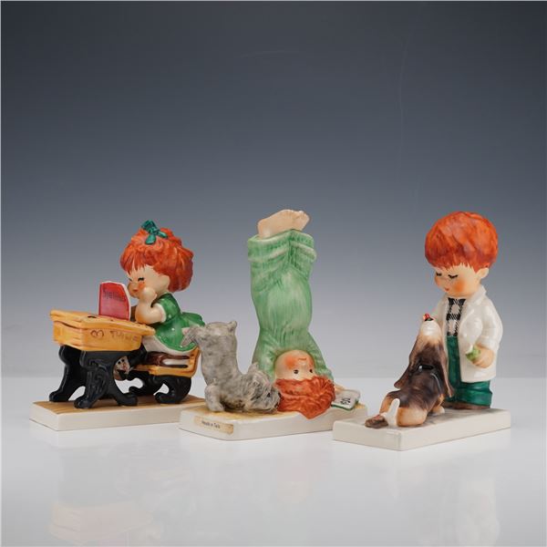 3pc Goebel Charlot Byj Assorted Children Figurines